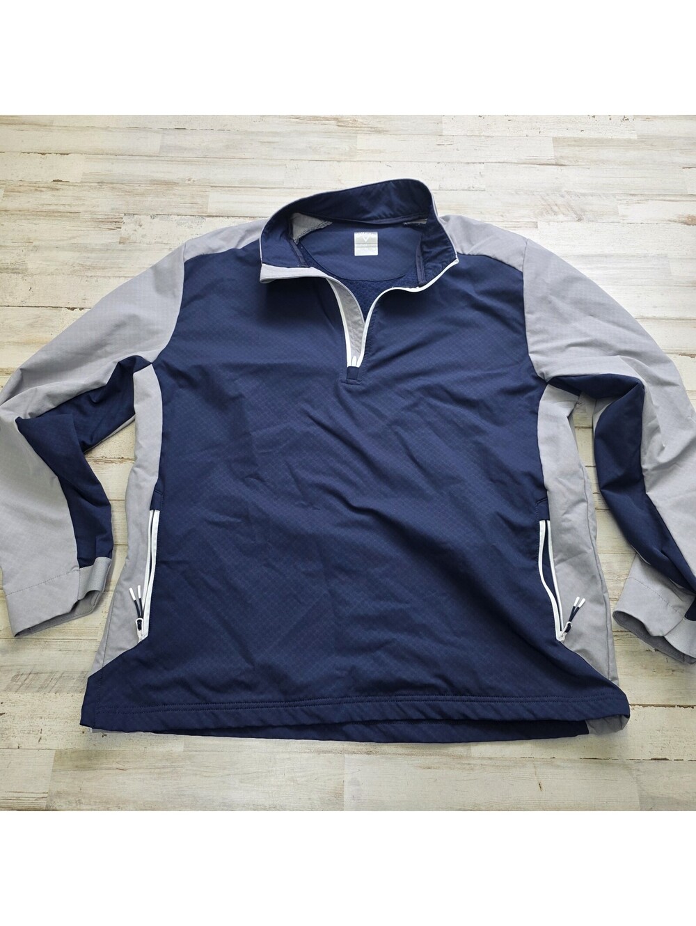 Callaway Weather Series 1/4 Zip Pullover XL Golf Performance Jacket Wind Rain